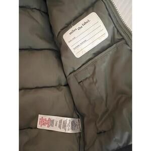 Miles The Label Kids' Puffer Jacket with Hood and Dinosaur Print Size 24 mnths